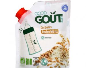 GOOD GOUT Crales en Poudre Avoine Bl Riz - 200 g - Ds 6 mois