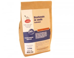 LA DROGUERIE ECOPRATIQUE Bicarbonate de Soude Technique Sac 2.5Kg