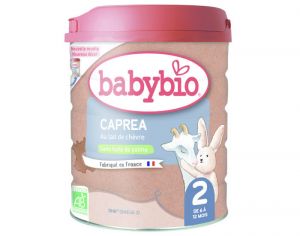 BABYBIO Lait de Suite Capra 2 - 800g - Ds 6 Mois