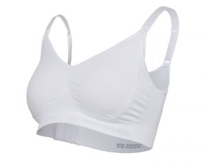 CARRIWELL Soutien-Gorge d'Allaitement Sans Armatures - Blanc