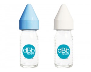 DBB REMOND Biberon en Verre 110 ml - Ttine Caoutchouc