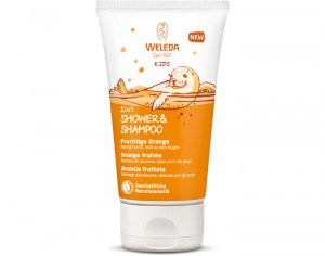 WELEDA KIDS Crme de Douche Corps et Cheveux - Orange Fruite - 150 ml