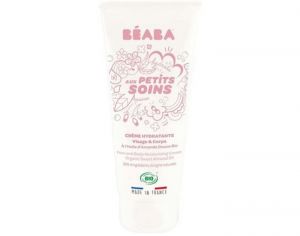 BEABA Crme Hydratante Visage & Corps  l'Huile d'Amande Douce Bio - 100 ml