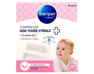 STERIPAN 20 Compresses Striles Non Tisses  15 x 15 cm