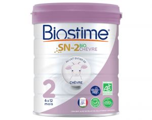 BIOSTIME Lait de Suite Chvre 2 - De 6  12 mois - 800g