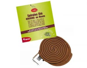 LA FERME DE PAULA Spirale Encens au Neem - 4 spirales