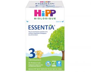 HIPP Lait Croissance Essentia - 3me Age - 600 g