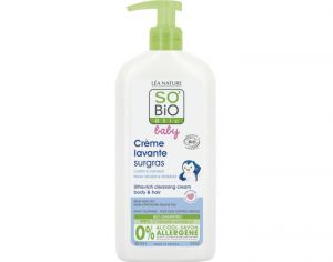 SO'BIO Baby Crme Lavante Surgras Corps et Cheveux - 500 ml