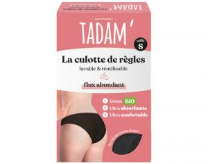 TADAM Culotte Menstruelle Flux Abondant Taille S