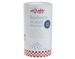 AH TABLE Bicarbonate de Soude Alimentaire - Tube de 500g