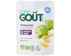 GOOD GOUT Petit Plat pour Bb 190 g - Artichauts-Panais-Ptes Parmesan - Ds 6 mois