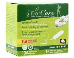 SILVERCARE Tampons Super Sans Applicateur - Boite de 18