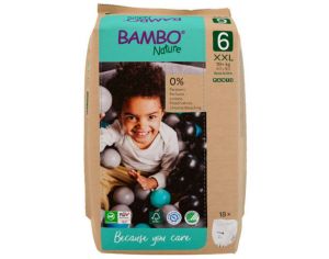 BAMBO NATURE Culottes d'apprentissages - Papier Kraft - T6 +18 Kg - 18 culottes