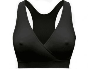 MEDELA Soutien-Gorge de Grossesse et d'Allaitement Respirant Keep Cool - Noir