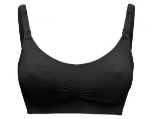 MEDELA Soutien-Gorge de Grossesse et d'Allaitement Ultra-Respirant Keep Cool - Noir