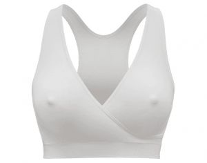 MEDELA Brassire de Nuit de Grossesse et d'Allaitement Respirante Keep Cool - Blanc