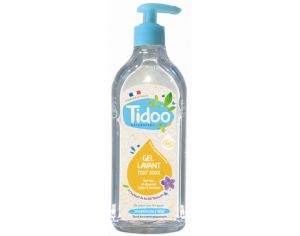 TIDOO Gel Lavant Ultra-Doux  l'Extrait de Lin Bio - 495 ml