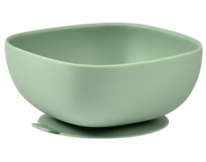 BEABA Bol Silicone Ventouse - Vert Sauge