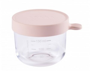 BEABA Pot de Conservation en Verre - Pink - 150 ml