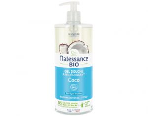 NATESSANCE Gel Douche Rafrachissant Eau de Coco - 1L