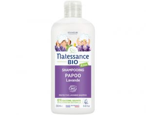 NATESSANCE Shampooing Protecteur Papoo Lavande - 250ml - Ds 3 ans