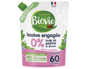 BIOVIE Doypack Lessive Ultra Concentre - Peaux Sensibles - 1,5L