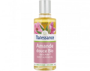 NATESSANCE Huile Vgtale d'Amande Douce Bio - 100 ml