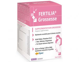 INELDEA SANTE NATURELLE Fertilia Grossesse Supplmentation Femme Enceinte - 90 capsules