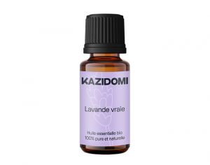 KAZIDOMI Huile Essentielle de Lavande Vraie Bio - 10 ml