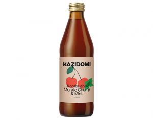 KAZIDOMI Kombucha Griottes & Menthe Bio - 330 ml