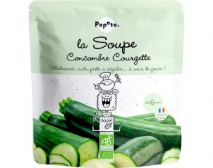 POPOTE Soupe Concombre Courgette Bio - 190 g - Ds 6 mois