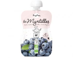 POPOTE Gourde Myrtille - 120g