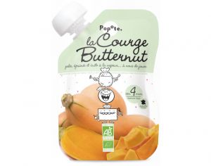 POPOTE Gourde Courge Butternut Bio - 120 g - Ds 4 mois