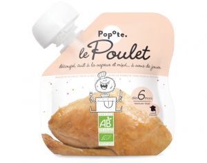 POPOTE Gourde Poulet Bio - 60 g - Ds 6 mois