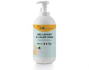 BEBE AU NATUREL Gel Lavant  l'Aloe Vera Corps et Cheveux - 490 ml