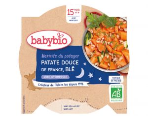 BABYBIO Assiette Bonne Nuit - 260 g