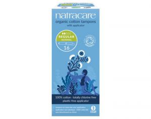 NATRACARE Tampons Avec Applicateur - Boite de 16 Rgulier