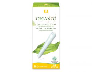 ORGANYC Tampons Rguliers Avec Applicateur - Boite de 16