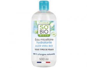 SO'BIO TIC Lotion Micellaire Nettoyante - Tous Types de Peaux - 500 ml