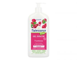 NATESSANCE Shampooing Douche Kids Framboise - 500 ml