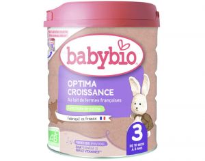 BABYBIO Croissance Optima 3 - Ds 10 mois - 800g