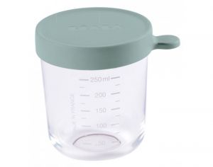 BEABA Pot de Conservation en Verre - Eucalyptus - 250 ml