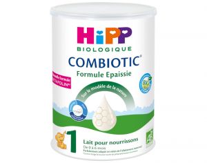 HIPP Lait pour Nourrisson 1 Combiotic Formule Epaissie - De 0  6 mois - 800g