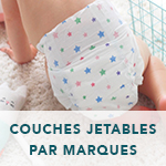 Couches Jetables par Marques